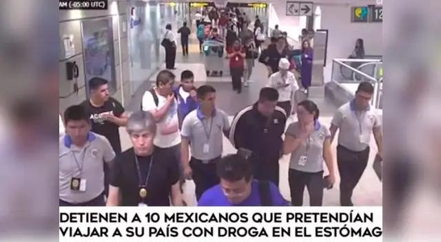 Detienen a mexicanos que pretendían viajar a su país con droga Detienen a mexicanos que pretendían viajar a su país con droga