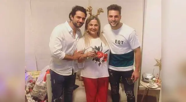 Nicola Porcella y Pablo Heredia celebraron la Navidad juntos