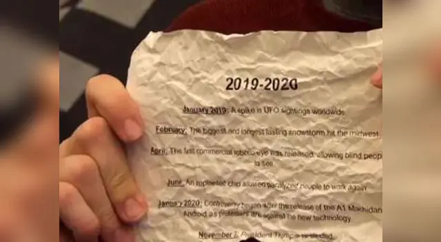 Viajero del tiempo sorprende a todos al revelar qué sucederá en 2019