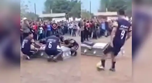 YouTube: equipo de fútbol despide a compañero muerto haciéndolo meter un gol