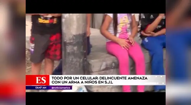 Niños de 6, 10 y 11 años sufrieron momentos de terror en SJL Niños de 6, 10 y 11 años sufrieron momentos de terror en SJL