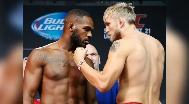 Jon Jones vs Alexander Gustafsson pelean este sábado por el título de la categoria semipesado
