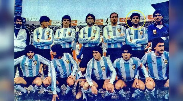 Russo junto Maradona con la selección argentina cuando enfrentó a Perú
