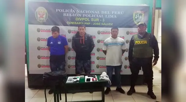 Sujetos pertencerían a la banda "Los Infernales de José Gálvez" Sujetos pertencerían a la banda "Los Infernales de José Gálvez"