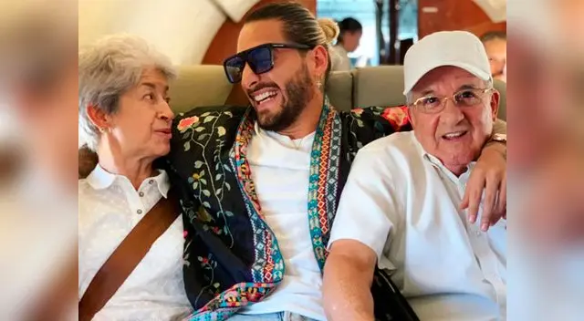 Maluma sorprendió a sus abuelitos
