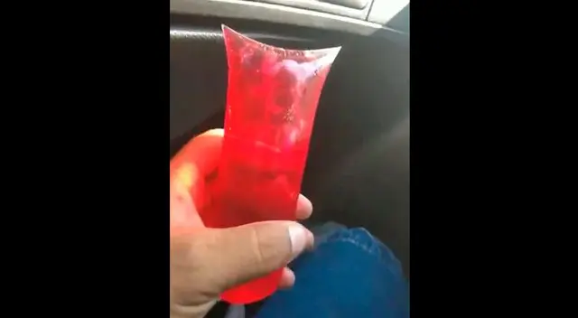 Hombre hizo denuncia en Facebook tras comprar gelatina en la calle Hombre hizo denuncia en Facebook tras comprar gelatina en la calle