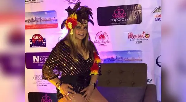 Ruth Karina realizó show de Año Nuevo con tobillo fracturado