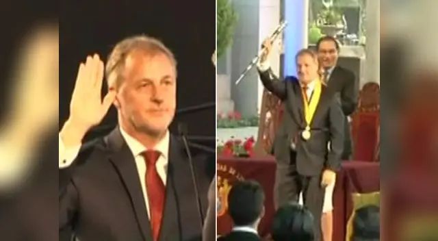 Jorge Muñoz jura como alcalde de Lima Jorge Muñoz jura como alcalde de Lima