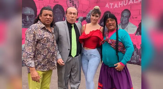 Claudia Serpa dijo estar agradecida por la oportunidad que le dio el cómico Jorge Benavides.