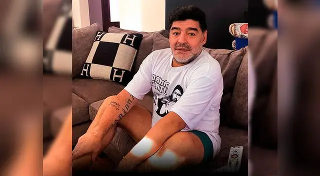 Maradona tiene problemas en el estómago Maradona tiene problemas en el estómago