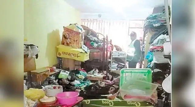 En esta habitación alquilada por la familia se produjo trágico final