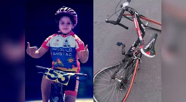 Niño ciclista falleció atropellado 