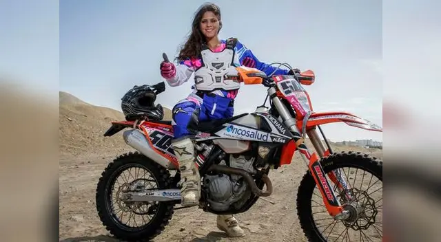 La primera mujer peruana que participará en motos en el Dakar La primera mujer peruana que participará en motos en el Dakar