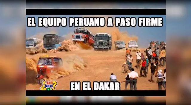 Mira los divertidos memes del Rally Dakar 2019