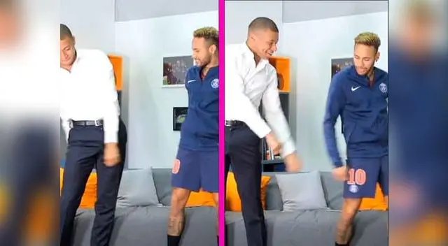 Neymar y Mbappé pasaron un momento agradable con estos pasos de baile