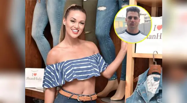 Angie Arizaga no quiere ver a su ex pareja Nicola Porcella ni en pintura