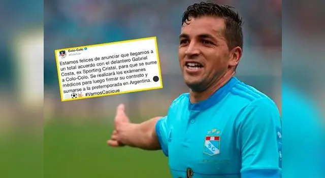 Gabriel Costa anotó 26 goles y asistió en 19 oportunidades en la temporada 2018, donde Sporting Cristal salió campeón