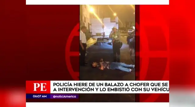 Policía baleó a sujeto en Lince Policía baleó a sujeto en Lince