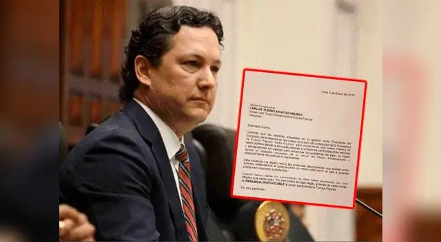 Daniel Salaverry presentó su renuncia a la bancada fujimorista