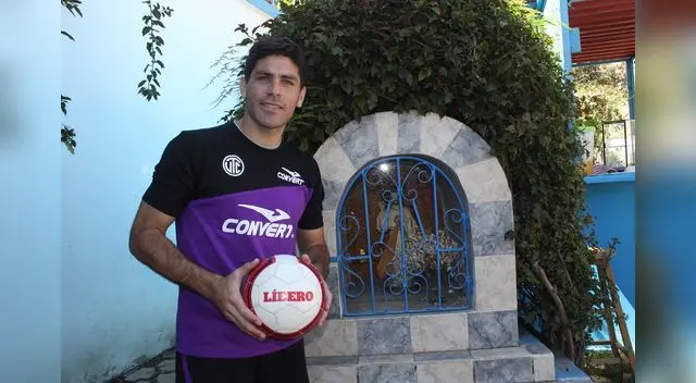 Ciucci posando para el lente del Libero