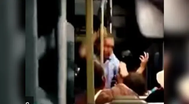 Cobarde agresión en una unidad de transporte público Cobarde agresión en una unidad de transporte público