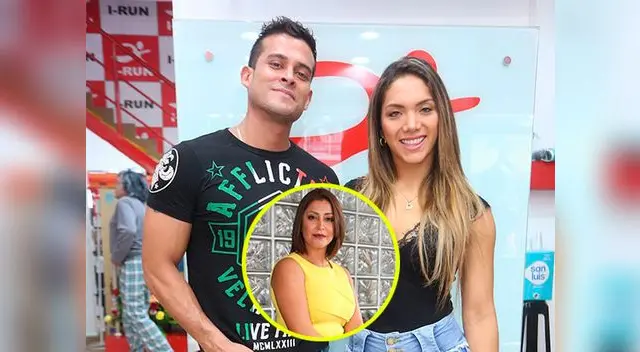 Christian Domínguez se cruza con su expareja Christian Domínguez se cruza con su expareja