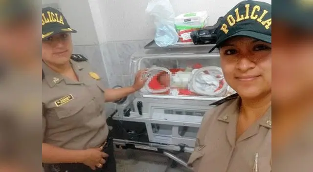 Agentes PNP encontraron a bebé abandonada