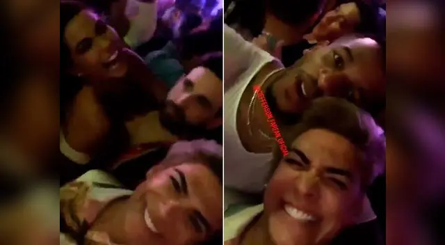 Jefferson Farfán e Ivana Yturbe juntos en fiesta del Zorro