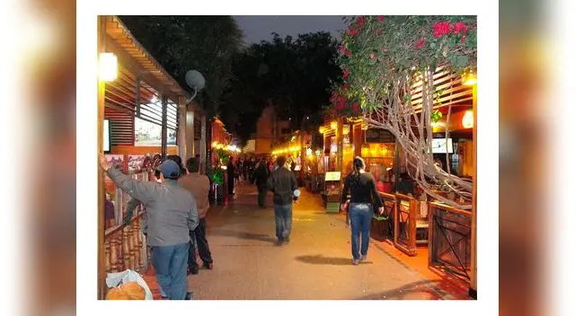 La convulsionada Calle de Las Pizzas