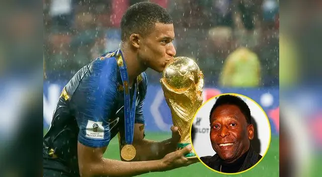 Pelé no menciona a Messi ni CR7 y afirma que al francés Mbappé ya le dijo que es un crack