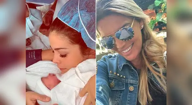 Laura Spoya dio a luz a su primera hija