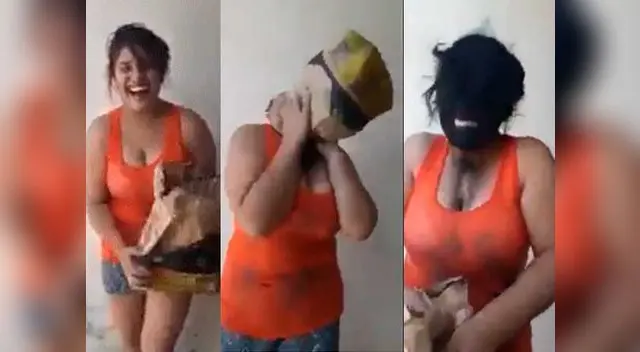 Desde Brasil, esta joven es viral por hacer el ''reto del carbón'' Desde Brasil, esta joven es viral por hacer el ''reto del carbón''