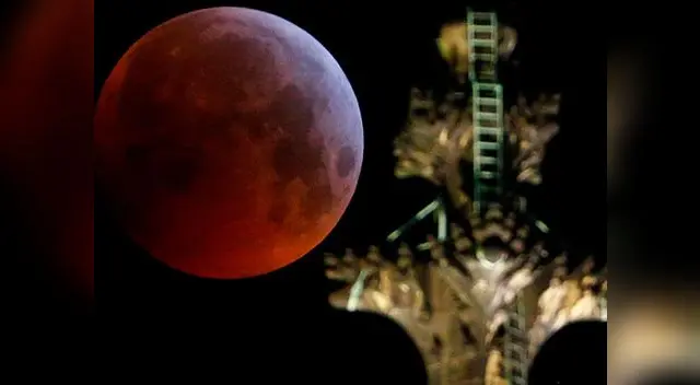 Las mejores postales que dejó la Superluna de sangre Las mejores postales que dejó la Superluna de sangre