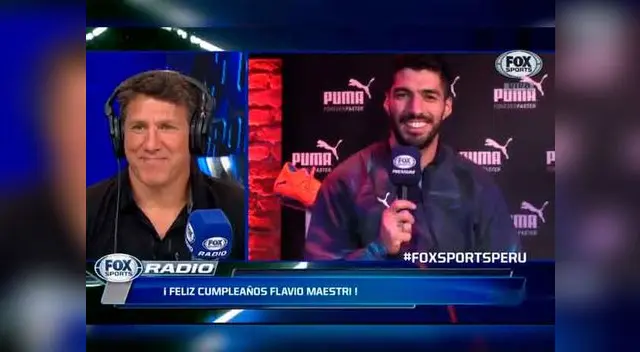 Flavio Maestri quedó al borde las lágrimas por el saludo de cumpleaños que recibió de Luis Suárez desde Berlin