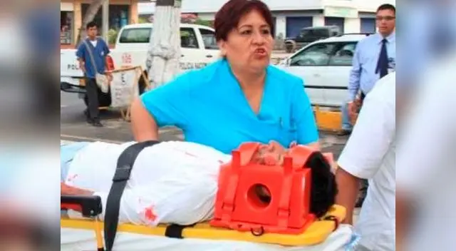 Sujeto cayó del tercer piso por ebrio