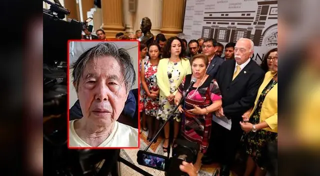 Fuerza Popular rechazó reclusión de Alberto Fujimori Fuerza Popular rechazó reclusión de Alberto Fujimori