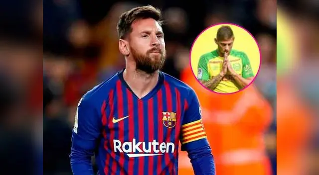 Lionel Messi sobre Elimiano Sala: "Por favor, no dejen de buscar"
