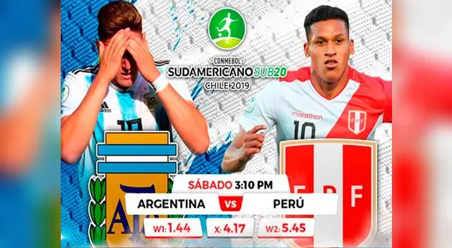 El duelo entre Perú VS Argentina será este sábado
