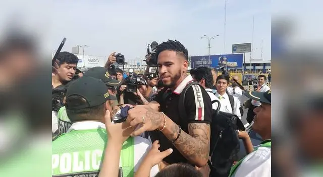 Gallese a su arribo a LIma