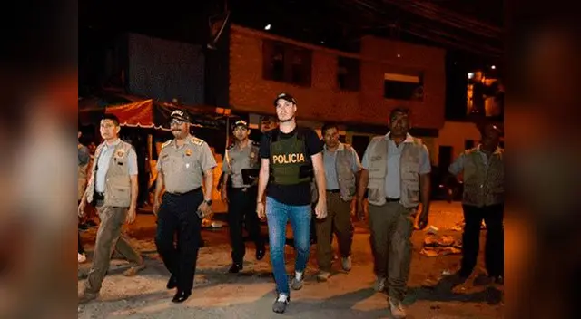 George Forsyth lidera operativo policial George Forsyth lidera operativo policial