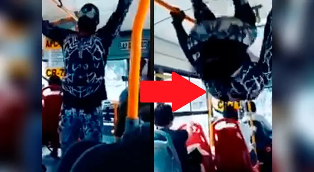 Vía Facebook, 'Venom' sorprende bailando en un micro 