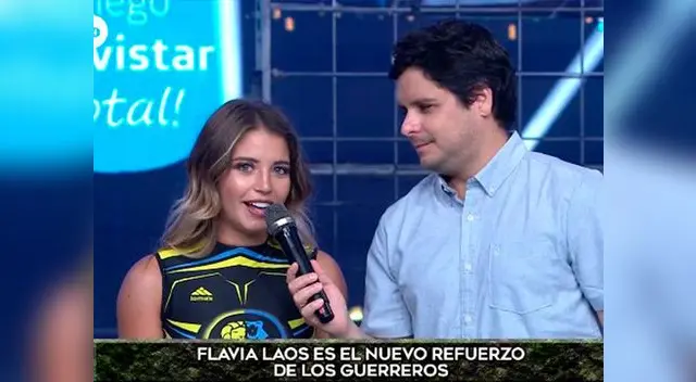 Flavia Laos ingresó a Esto es guerra