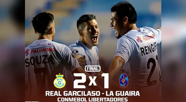 Real Garcilaso ganó 2-1 a Deportivo La Guaira pero no le alcanzó para clasificar en la Copa Libertadores Real Garcilaso ganó 2-1 a Deportivo La Guaira pero no le alcanzó para clasificar en la Copa Libertadores