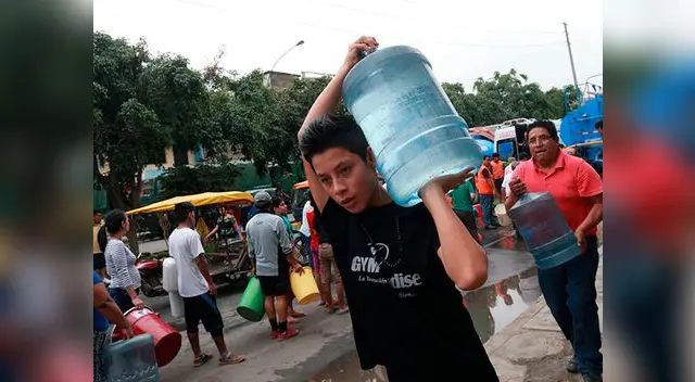 Vecinos de San Juan de Lurigancho no pagarán por servicidio de agua en enero