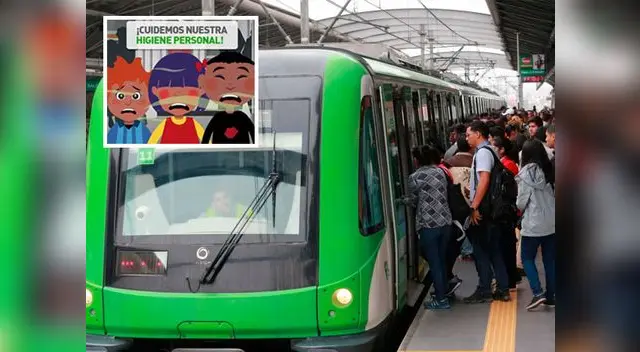 Metro de Lima pide a sus usuarios cuidar su higiene personal   Metro de Lima pide a sus usuarios cuidar su higiene personal