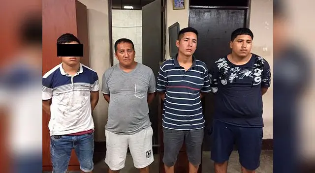 Un menor de edad formaba parte de la banda