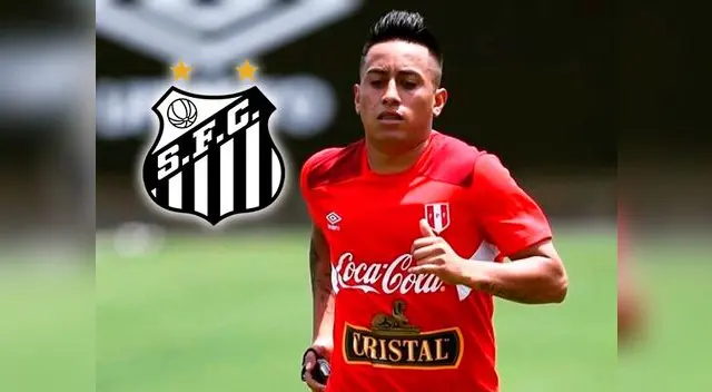 Christian Cueva le manda saludos a los hinchas del Santos