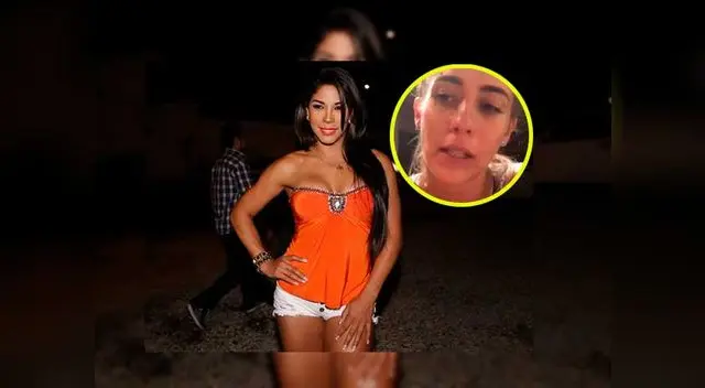 Karen Dejo molesta con Poly Ávila Karen Dejo molesta con Poly Ávila
