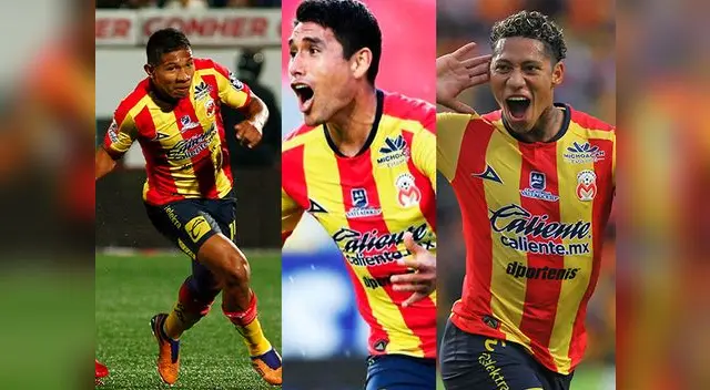 Edison Flores, Irven Ávila y Ray Sandoval juegan en equipo del Monarcas Morelia.