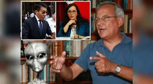 Hildebrandt habló de un hipotético encuentro con alienígenas y fujimoristas Hildebrandt habló de un hipotético encuentro con alienígenas y fujimoristas